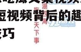 娱乐吃瓜文案视频怎么写,短视频背后的趣味与技巧