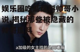 娱乐圈吃瓜爆料帅哥小说,揭秘那些被隐藏的帅哥瓜料
