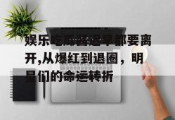 娱乐吃瓜酱迟早都要离开,从爆红到退圈，明星们的命运转折