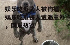 娱乐吃瓜酱人被狗撞,娱乐吃瓜酱人遭遇意外，网友热议