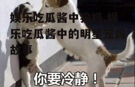 娱乐吃瓜酱中狗妈,娱乐吃瓜酱中的明星宠妈故事