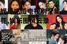 娱乐吃瓜电视剧全集小花,娱乐圈风云录