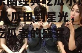 娱乐圈经典吃瓜小说推荐,从瓜田到星光，一场吃瓜者的盛宴