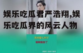 娱乐吃瓜君严浩翔,娱乐吃瓜界的风云人物