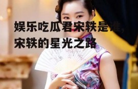 娱乐吃瓜君宋轶是谁,宋轶的星光之路